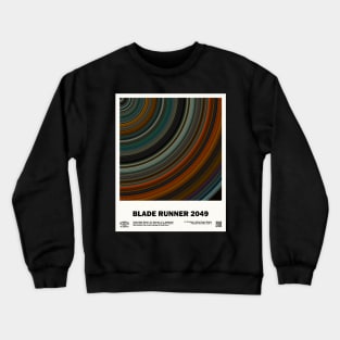 minimal_Blade Runner 2049 Circular Barcode Movie Crewneck Sweatshirt